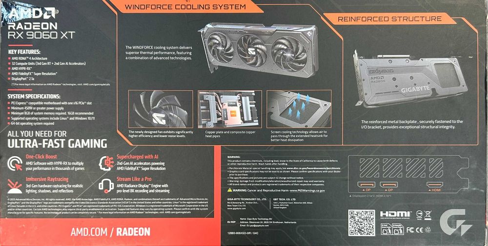 Placa video GIGABITE AMD Radeon RX 9060 XT [#138217#]