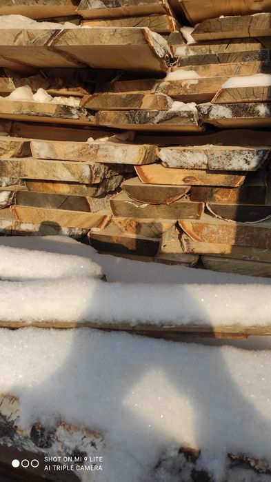 Доска береза,не обрезная