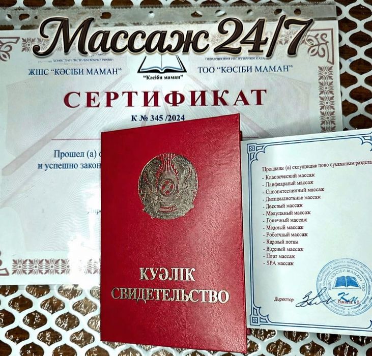 Профессиональный массаж.