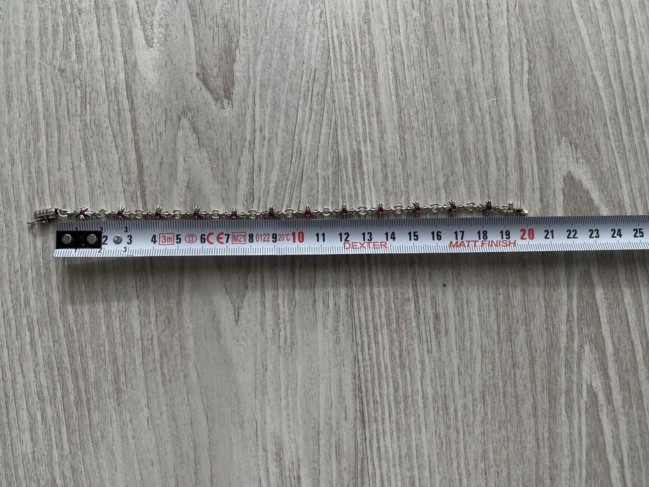 Brățară Chrome Hearts 19 cm Elemente Roz