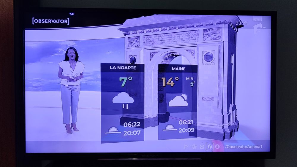 Televizor LED Smart Wellington, 101 cm,  Wi-Fi, Full HD, Clasa A+