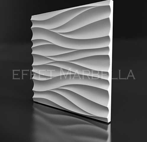 Декоративни 3D панели - 3д гипсови панели, облицовки за стени 0058