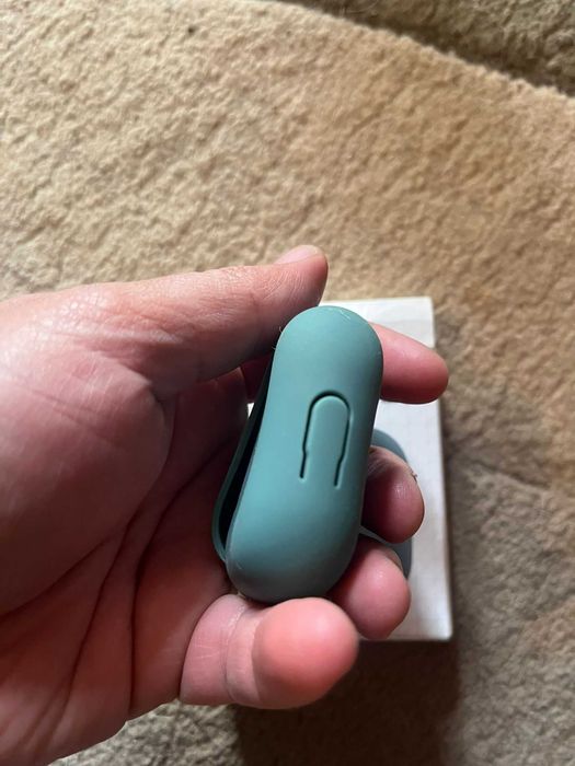 Husa Silicon pentru Apple Airpods 3, AHASTYLE - ROZ / VERDE