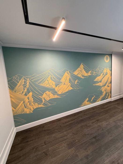 поклейка обоев всех вид (Жалгас)