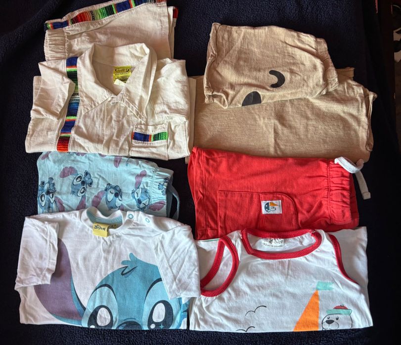 Летен лот дрехи за момче 86-92