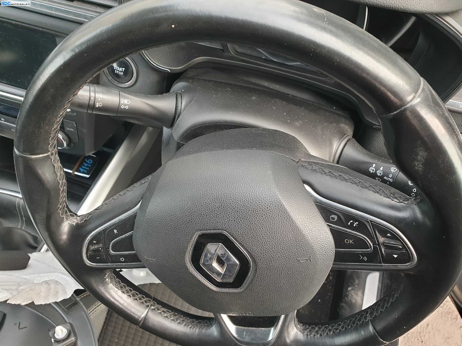 Volan Piele 3 Spite cu Comenzi FARA Airbag Renault Kadjar 2015 - 2018 [Q1138]