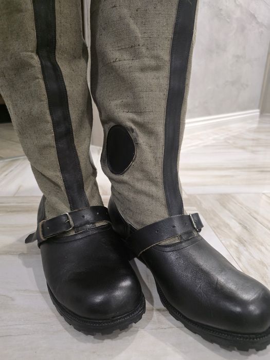 Здрави мъжки ботуши №43 – кожа, топли и удобни