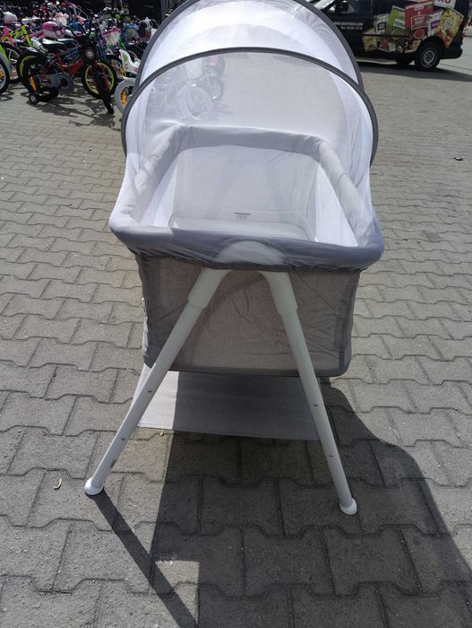 MONI Бебешко легло KALINIHTA сив