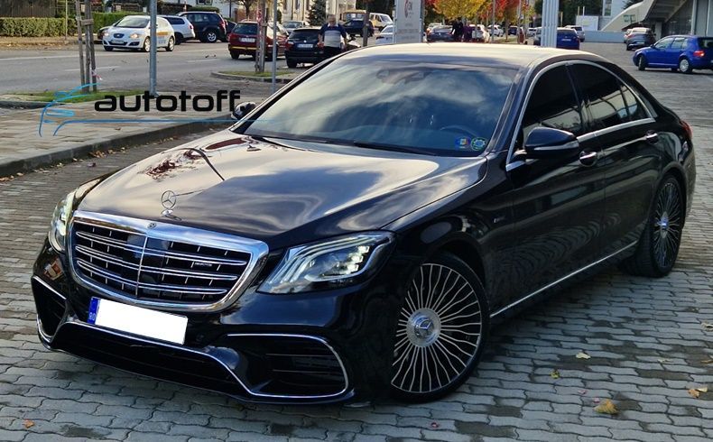 Grila centrala Mercedes S-Class W222 (2013-2020) S63 S65 Design Chrome