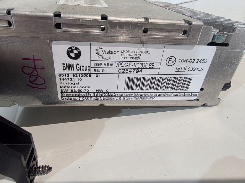 Radio CD BMW Business E81 E82 E87 E88 E90 E91 E92 E93 X1 E84 9210508