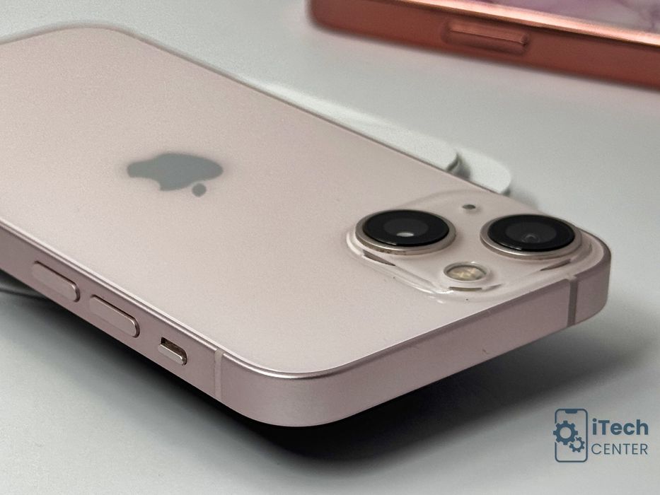 iPhone 13 mini, 128GB, Pink, 100% батерия, КАТО НОВ, 2г. ГАРАНЦИЯ!