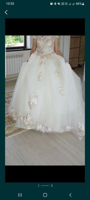 Продам срочно свадебное платье,Торг уместен