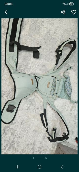 Эргономичный хипсит / переноска для ребенка.