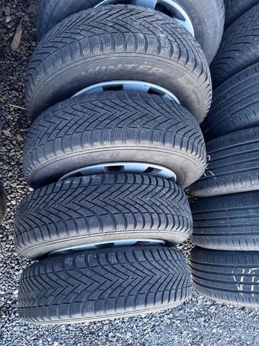 Jante cu anvelope R 15 5x112 Golf,Passat, Skoda, anvelope 195 65 15