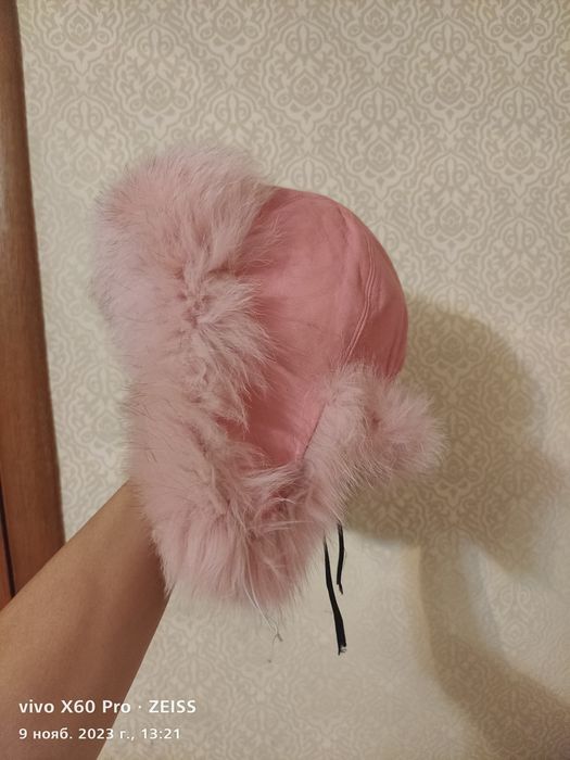 Продам песцовую зимнюю шапку ушанку