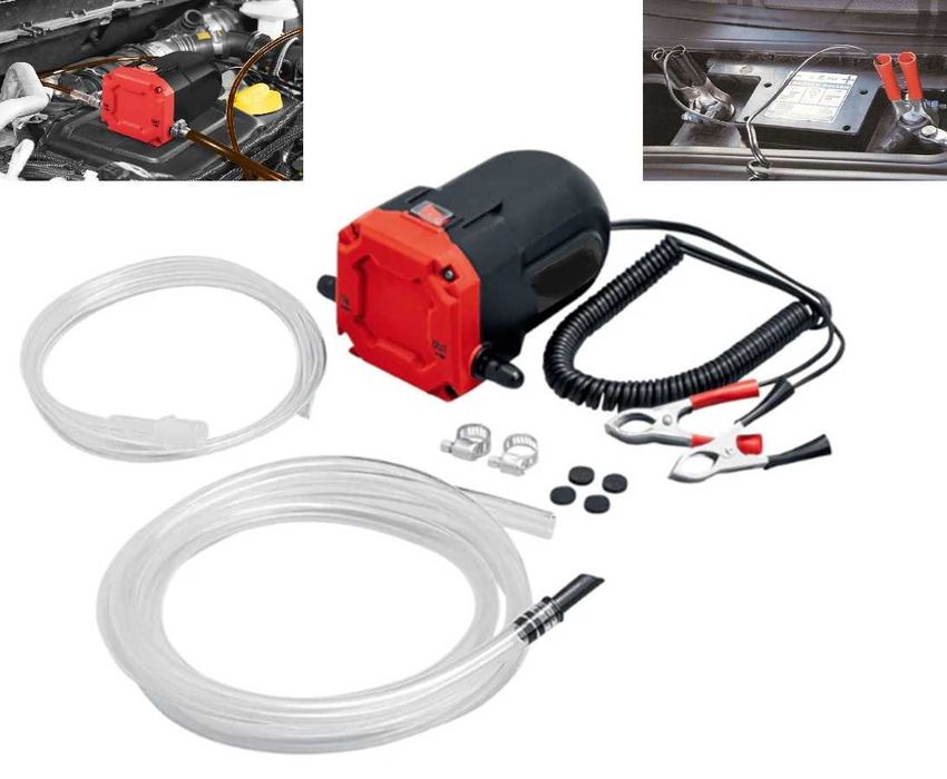 12V Помпа за източване на дизелово гориво и моторно масло.