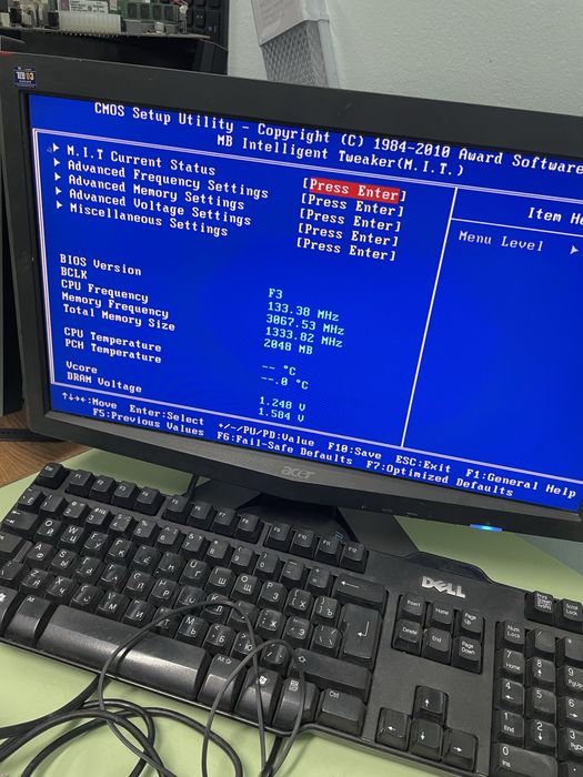Материнская плата с процессором i3