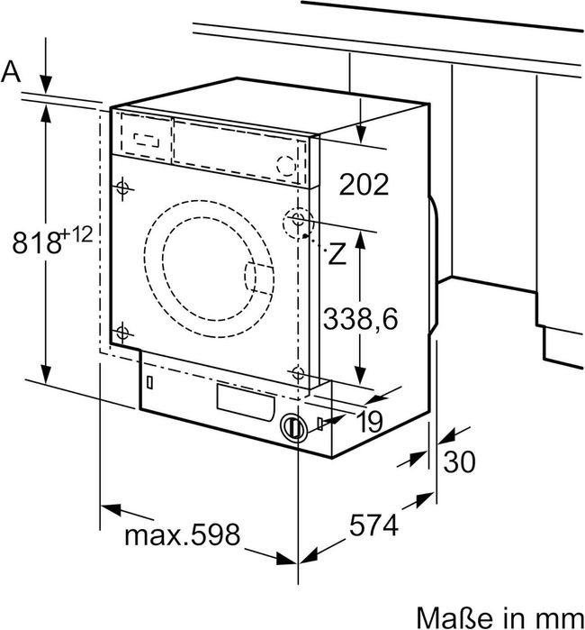 Пералня за вграждане SIEMENS WI14W443 8кг.