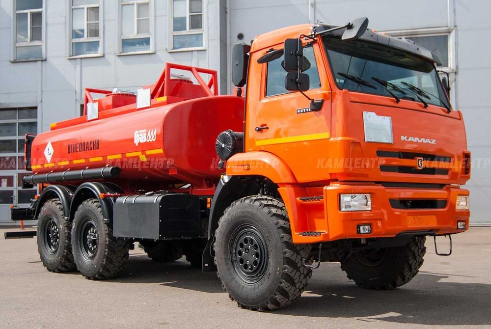 Автотопливозаправщик КАМАЗ 0 6х6 7 объём 12 куб.м.