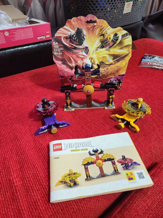 de luptă cu dragoni Spinjitzu (71826) + un robot ninja