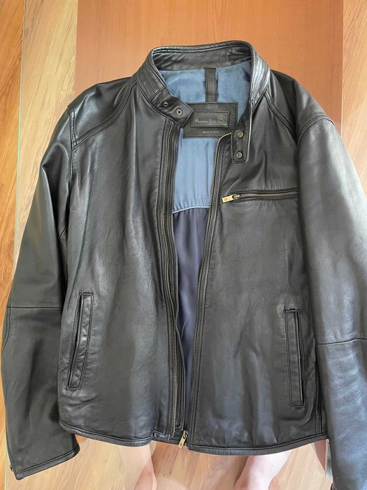 Massimo Dutti мъжко кожено яке размер L повече от добро състояние!!!