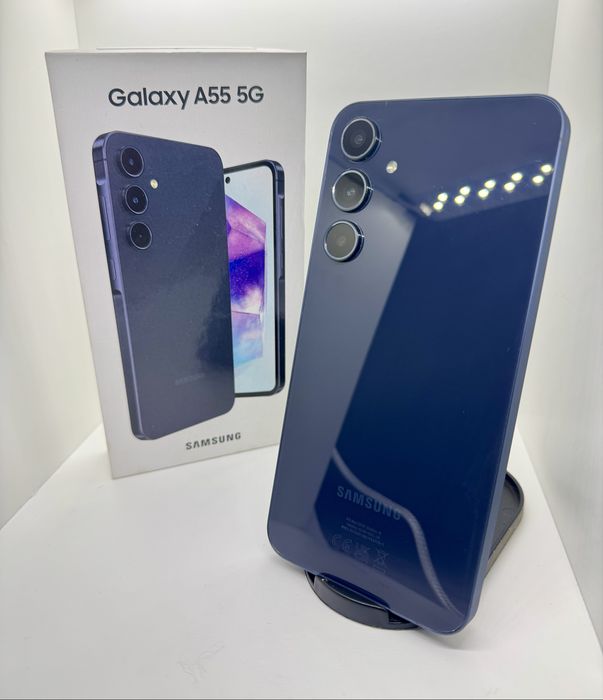 Samsung Galaxy A55 5G 256GB ca NOU Full Box + Huse + Folii