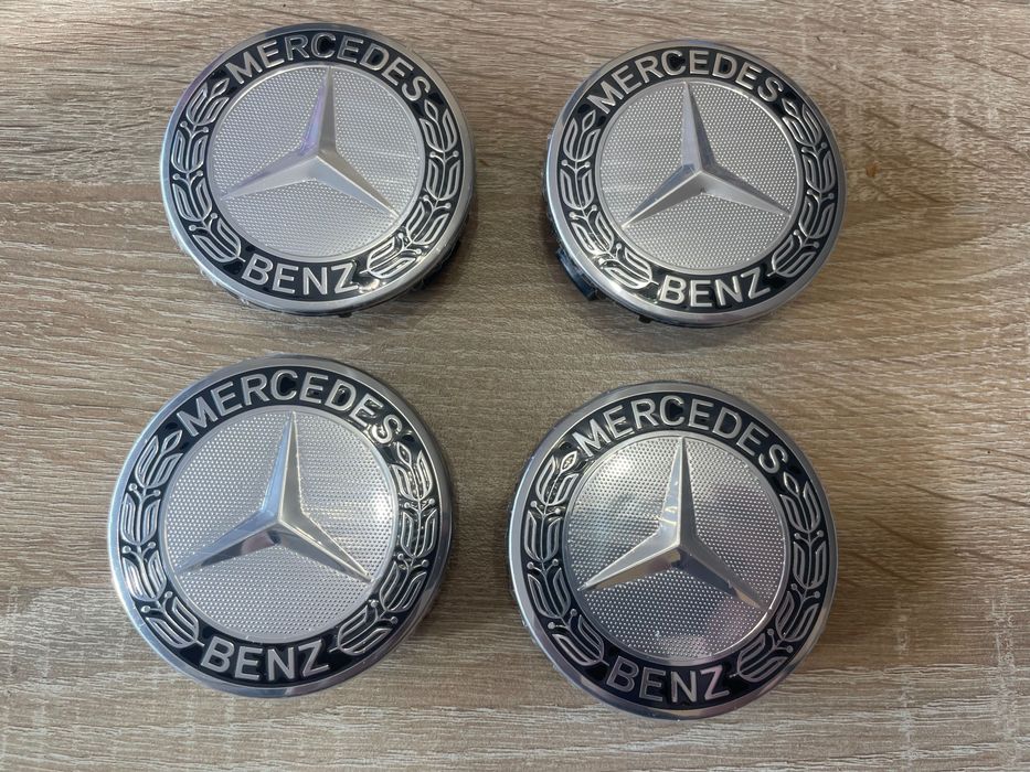 Капачки за джанти Mercedes 75mm Капачки за джанти Мерцедес 75мм