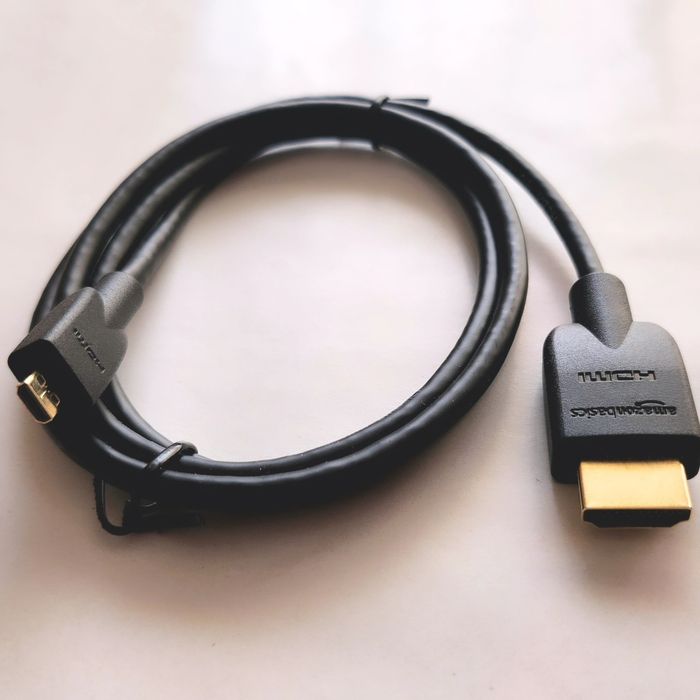 Cablu Amazon Basics Micro HDMI la HDMI, viteză mare de 18 Gbps - NOU