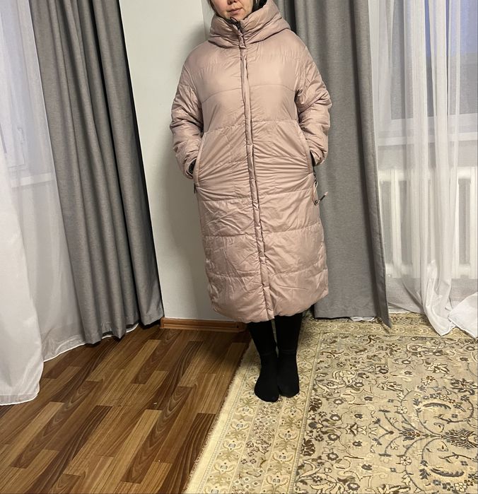 Зимний пуховик двухсторонний