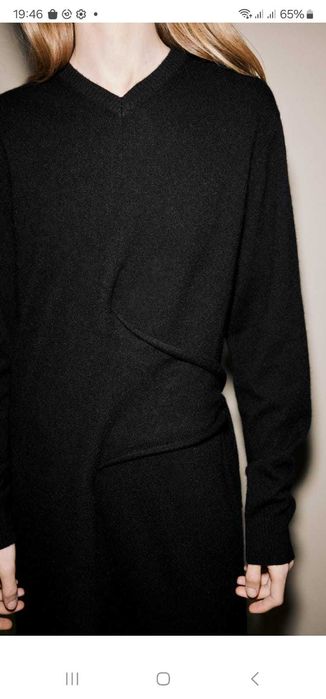 Шикарное кашемировое платье