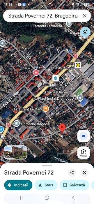 Teren intravilan Bragadiru( primarie, scoala,magazine)