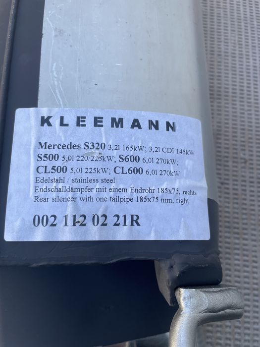 Выхлопная система Kleemann