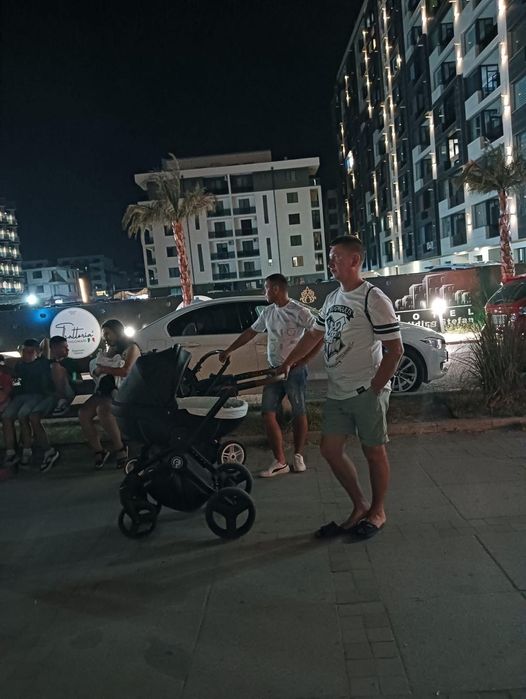Cărucior Krausman 3 in 1 din piele
