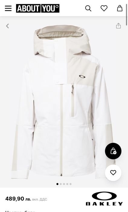 НОВО Ски яке OAKLEY ,Бяло
