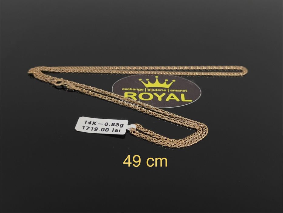 Bijuteria Royal CB : Lant aur 14k 585  3,83 gr