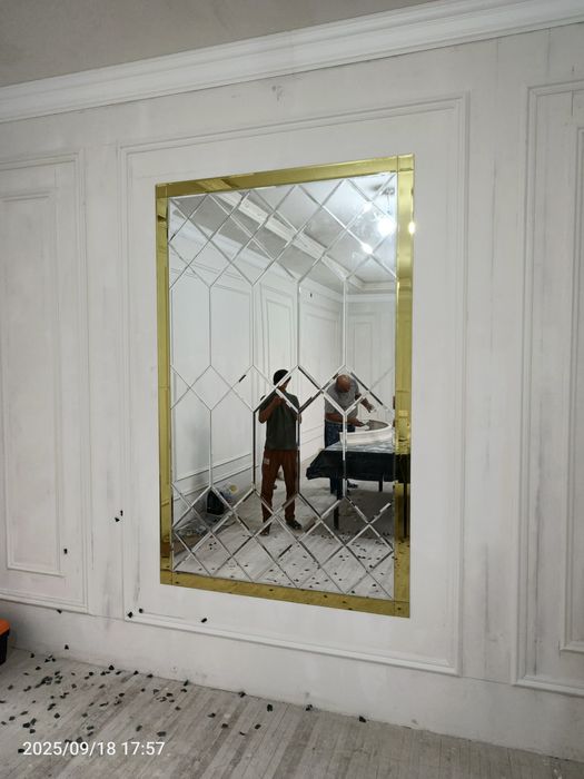 Декоративные зеркала. Ромбик