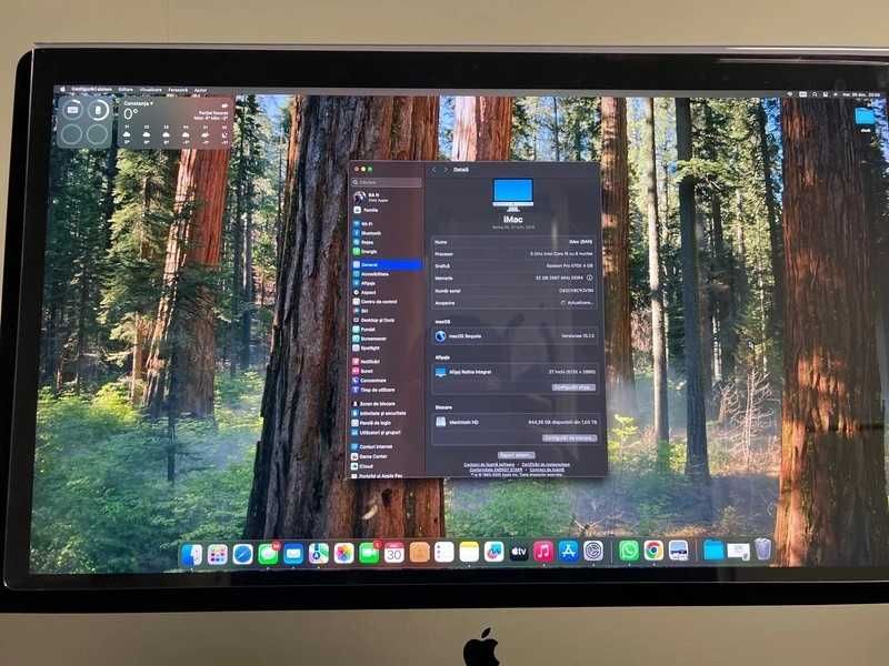 IMAC 2019 Intel Core i5 3GHz 32GB Ram - DDR4