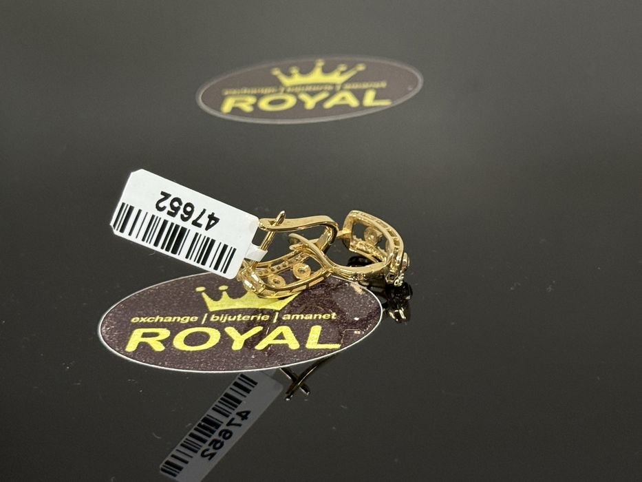 Bijuteria ROYAL : Cercei AUR 14K / 3.24 GR