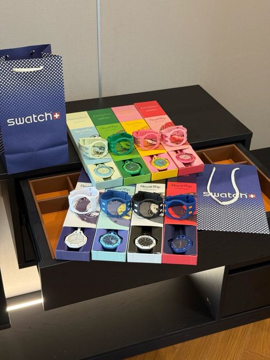 Ceas AP X SWATCH Royal Pop Premium - diferite culori | bratara cadou