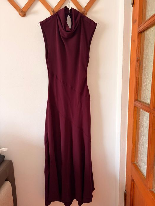 Rochie Mango, mărime XS, culoare vișinie
