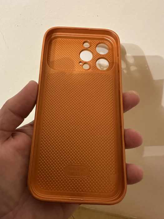 Husă orange iPhone 16 ProMax, model 17 ProMax