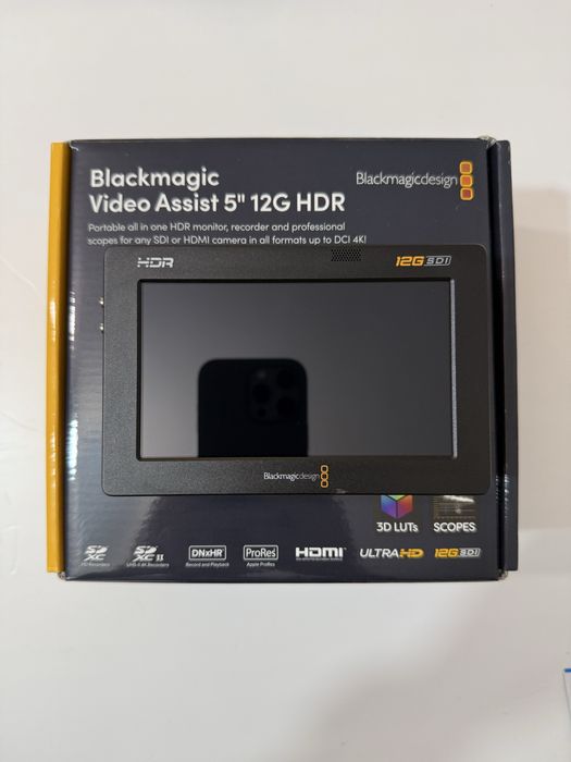 Monitor Blackmagic Video Assist 12G HDR 5"