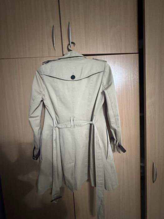 Тренч burberry бежевый
