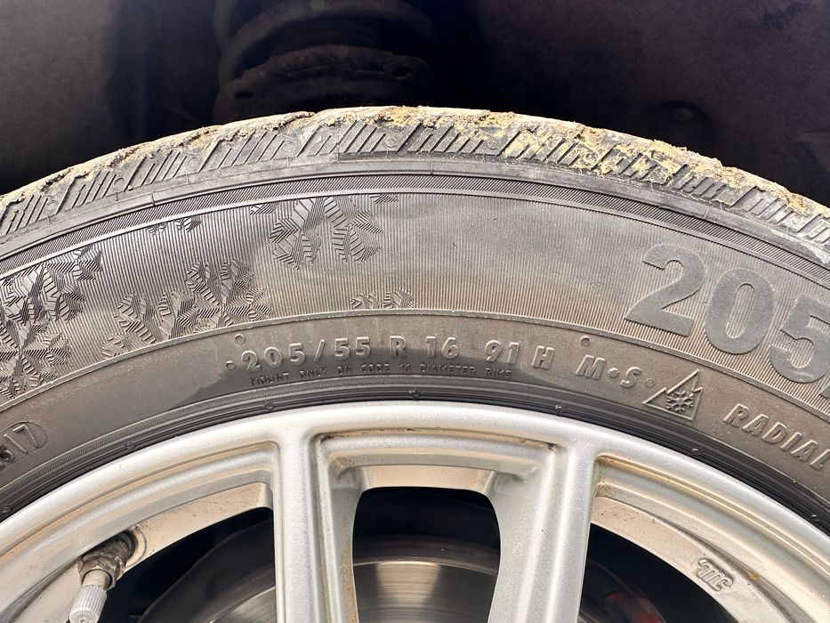 Jante R16 5x112 cu cauciucuri m +s