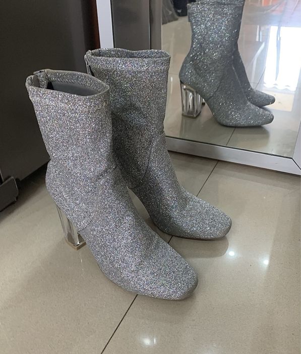 Ghete glitter cu sclipici