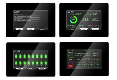 BMS JK-PB2A16S20P 4.3 cu display touchscreen 8S-16S 24V-48V 200A