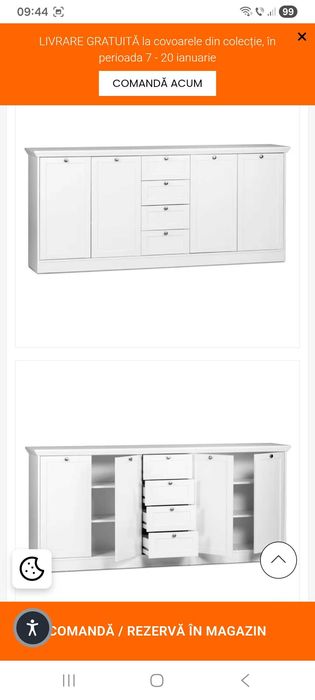 Vand bufet si etajera Mobexpert