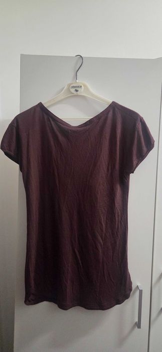 Bluza femei Mango marimea M,material vascoza,maro,stare foarte buna