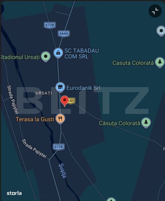 Spatiu comercial de inchiriat, 60 mp Ursati