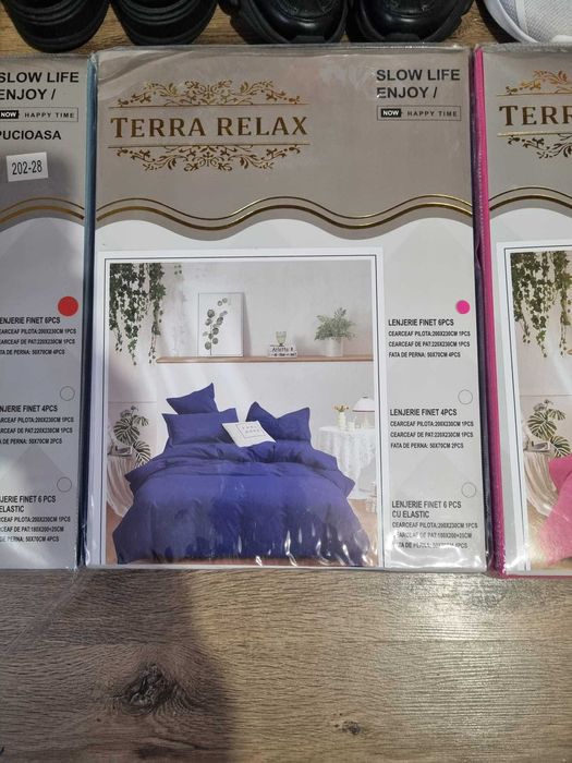 Set 6 piese lenjerie din finet - TERRA RELAX
